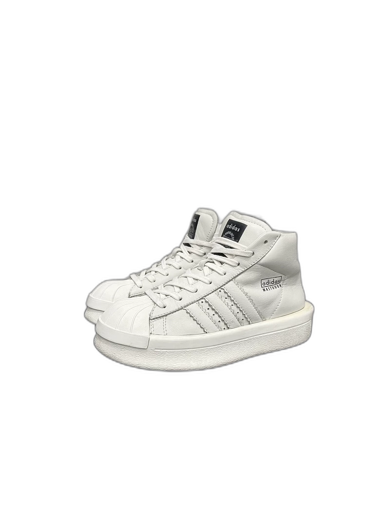 Rick Owens Adidas White Shell Sneakers-yf