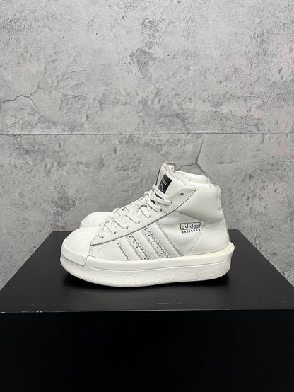 Rick Owens Adidas White Shell Sneakers-yf