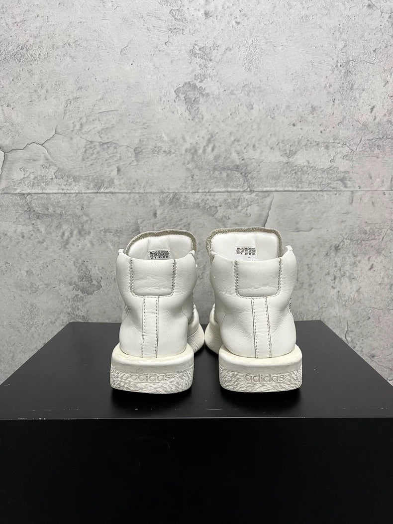 Rick Owens Adidas White Shell Sneakers-yf