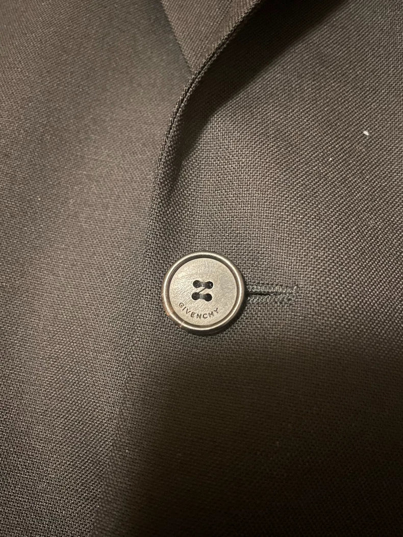 Givenchy Wool Suit Jacket Black-yf