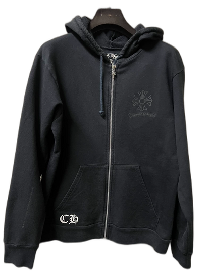 Chrome Hearts Zip-Up Hoodie Sweatshirt