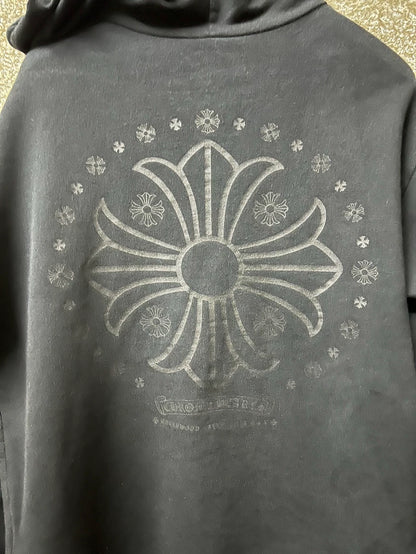 Chrome Hearts Zip-Up Hoodie Sweatshirt