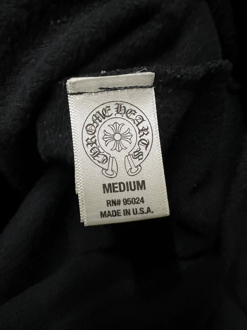 Chrome Hearts Zip-Up Hoodie Sweatshirt