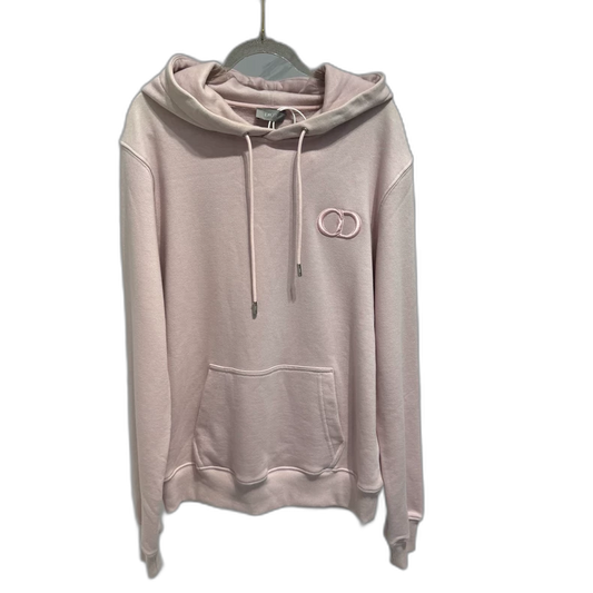 Dior Pink CD Embroidered Hoodie
