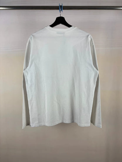 Prada White Long Sleeve Sweatshirt