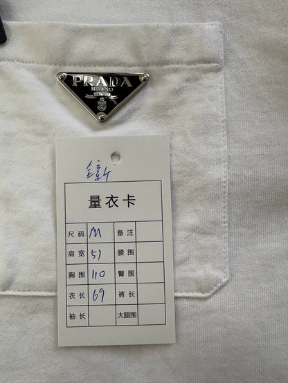 Prada White Long Sleeve Sweatshirt