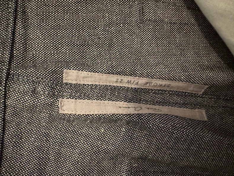 Rick Owens Geth Gray Denim Straight Jeans