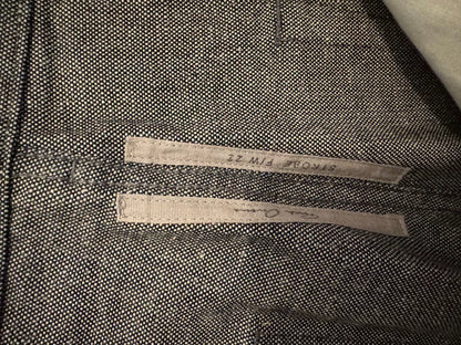 Rick Owens Geth Gray Denim Straight Jeans