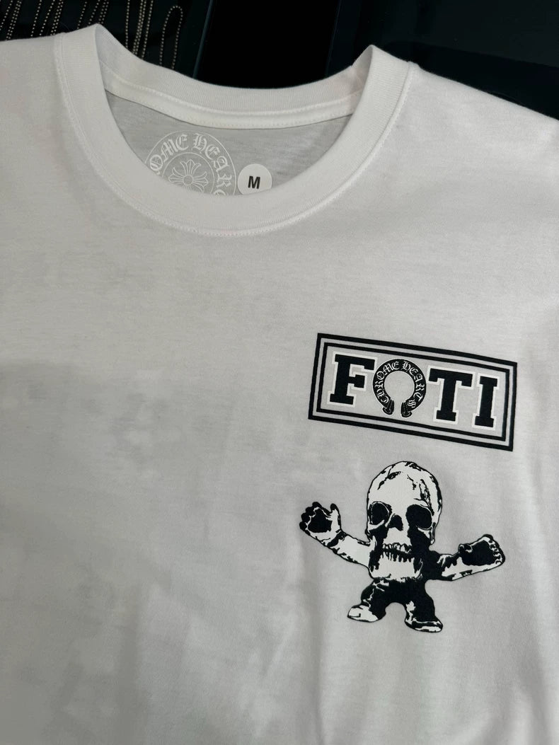 Chrome Hearts Foti White Short Sleeve Tee-yf