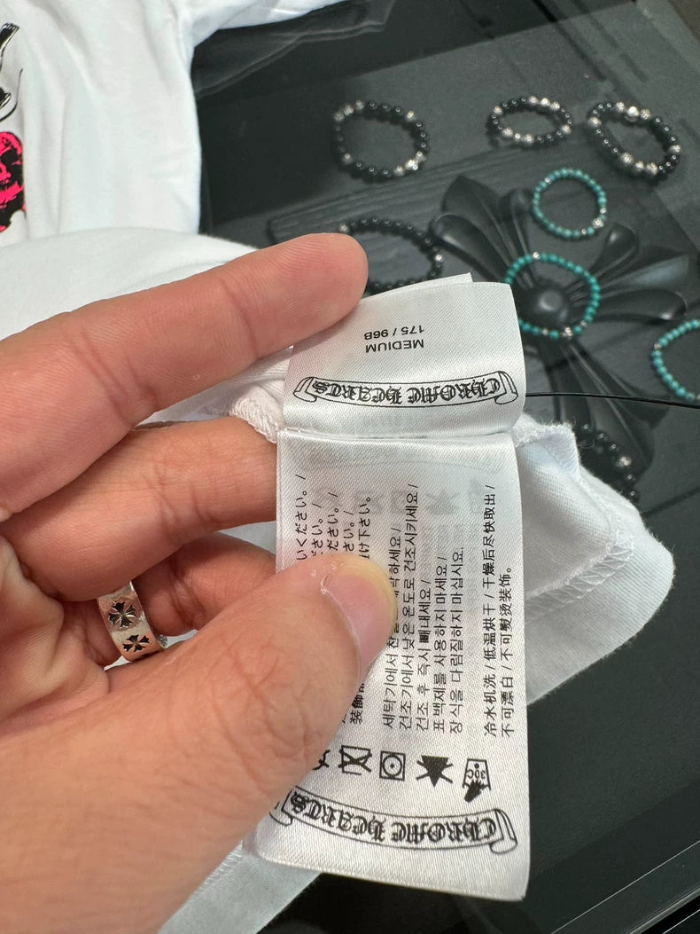 Chrome Hearts Foti White Short Sleeve Tee-yf