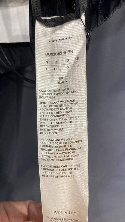 Rick Owens Drkshdw Belas Black Nylon Pants