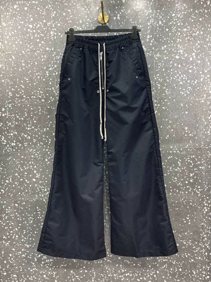 Rick Owens Drkshdw Belas Black Nylon Pants