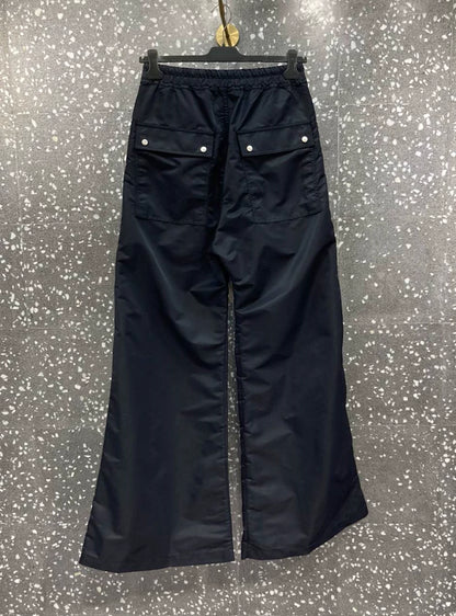 Rick Owens Drkshdw Belas Black Nylon Pants