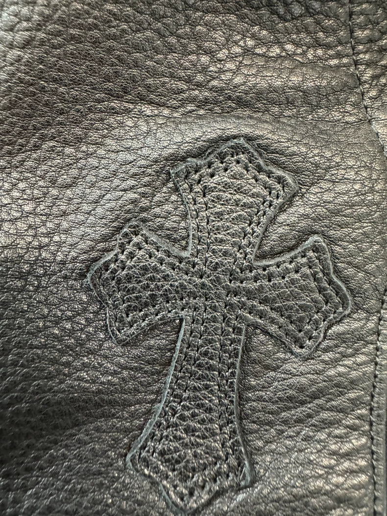 Chrome Hearts Black Short Sleeve Shirt-yf