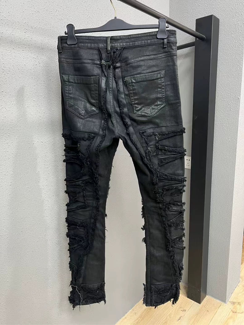 Rick Owens Distressed Denim Jeans