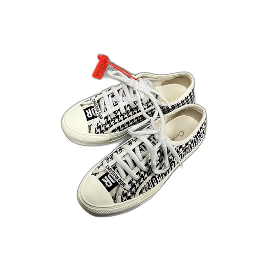 Dior Low-Top Casual Sneakers in Houndstooth