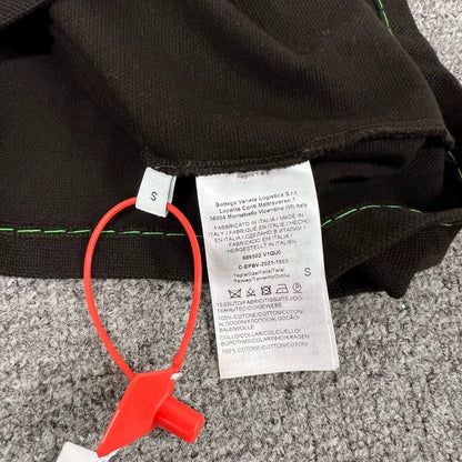 Bottega Veneta Green Stitch Polo Shirt