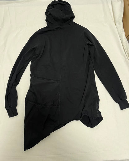 Black Hooded Sweatshirt by Rick Owens