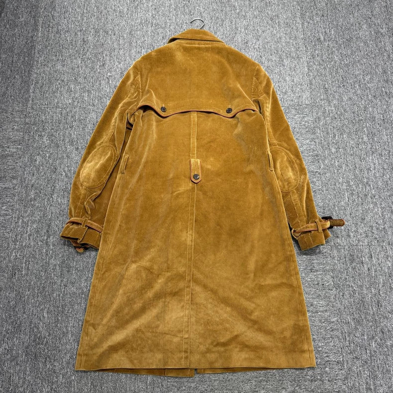 Prada Corduroy Long Coat-zp