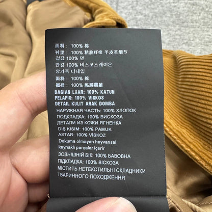 Prada Corduroy Long Coat-zp