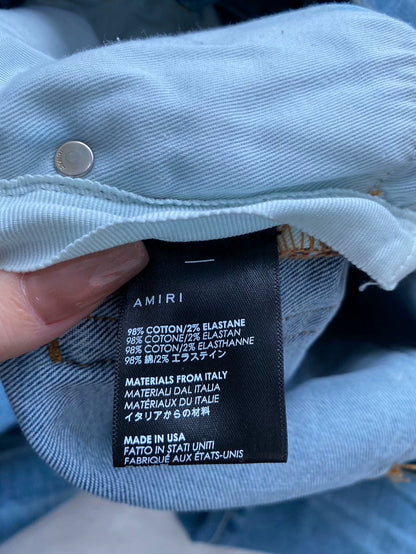 Amiri Distressed Thrasher Denim Pants