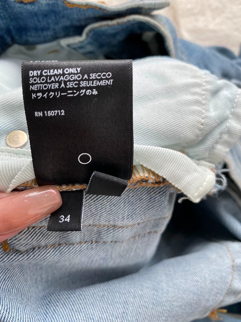 Amiri Distressed Thrasher Denim Pants