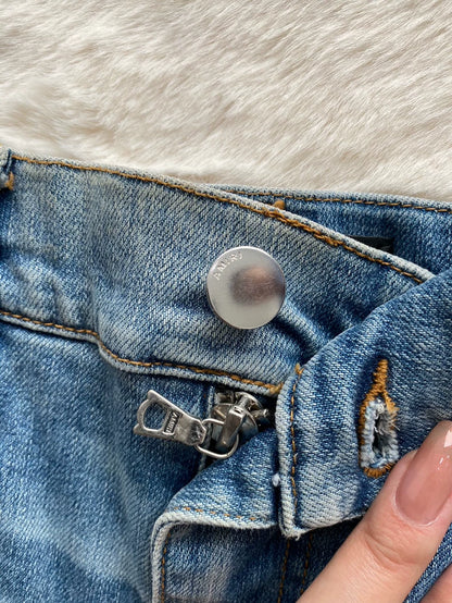 Amiri Distressed Thrasher Denim Pants