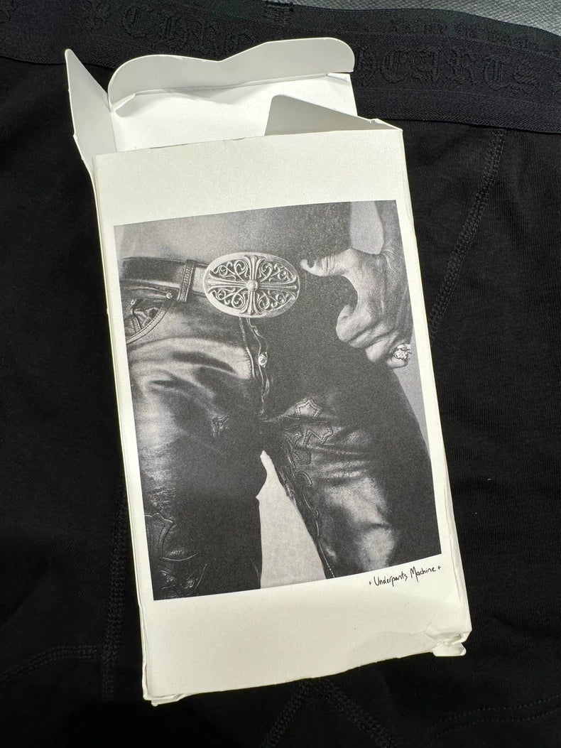 Chrome Hearts Black Horseshoe Boxer Briefs-yf