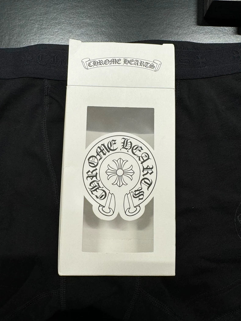 Chrome Hearts Black Horseshoe Boxer Briefs-yf