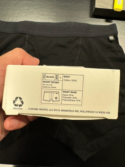 Chrome Hearts Black Horseshoe Boxer Briefs-yf