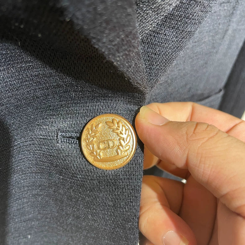 Vintage Dior Gold Button Blazer Jacket