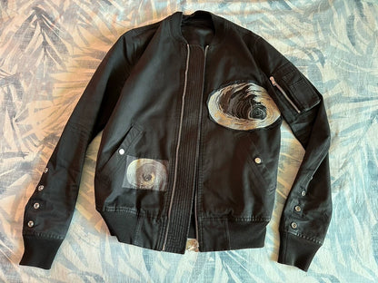 Rick Owens 2017 Limited Embroidered Cotton Jacket