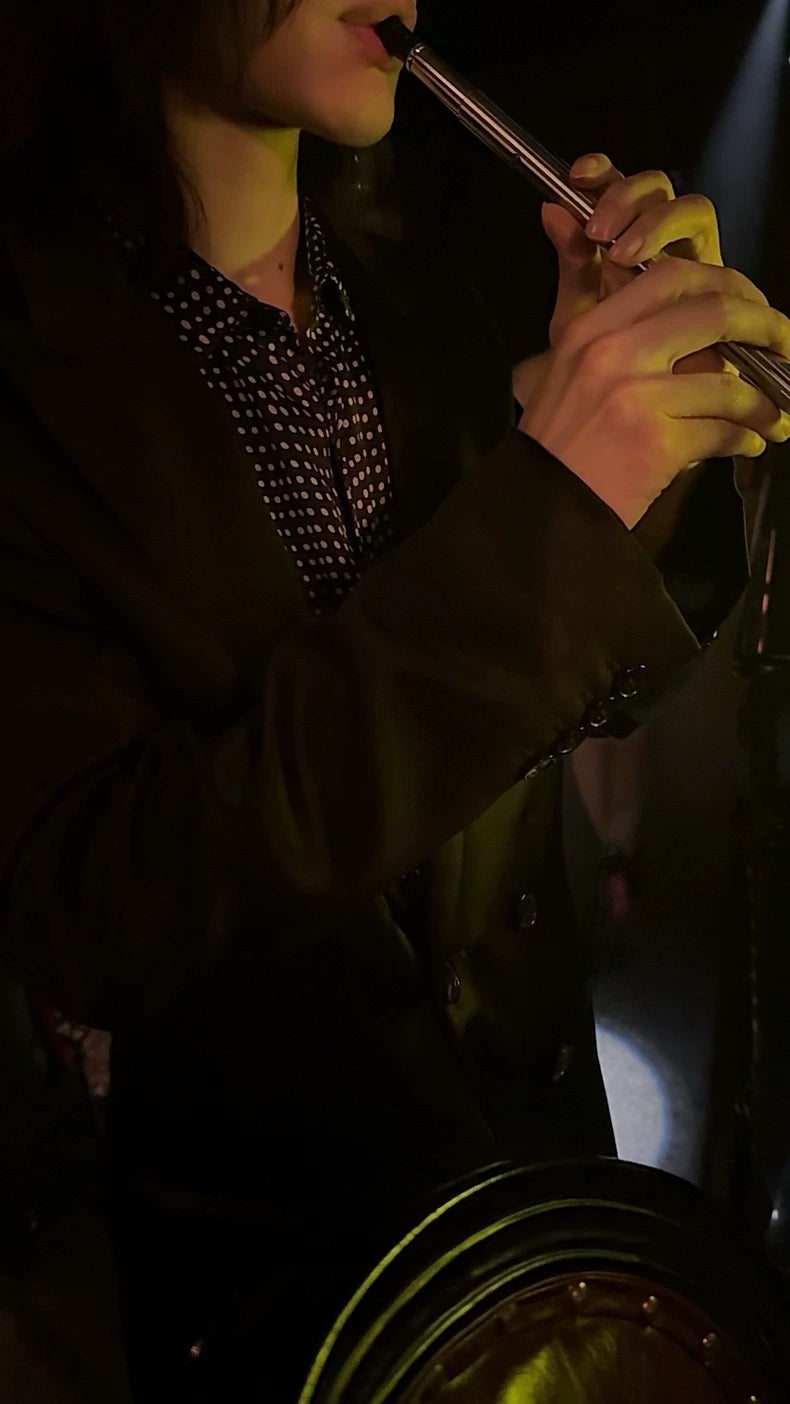 Saint Laurent Blue Polka Dot Silk Shirt-yf