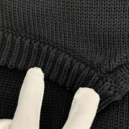 Balenciaga Black Embroidered Long Sleeve Sweatshirt