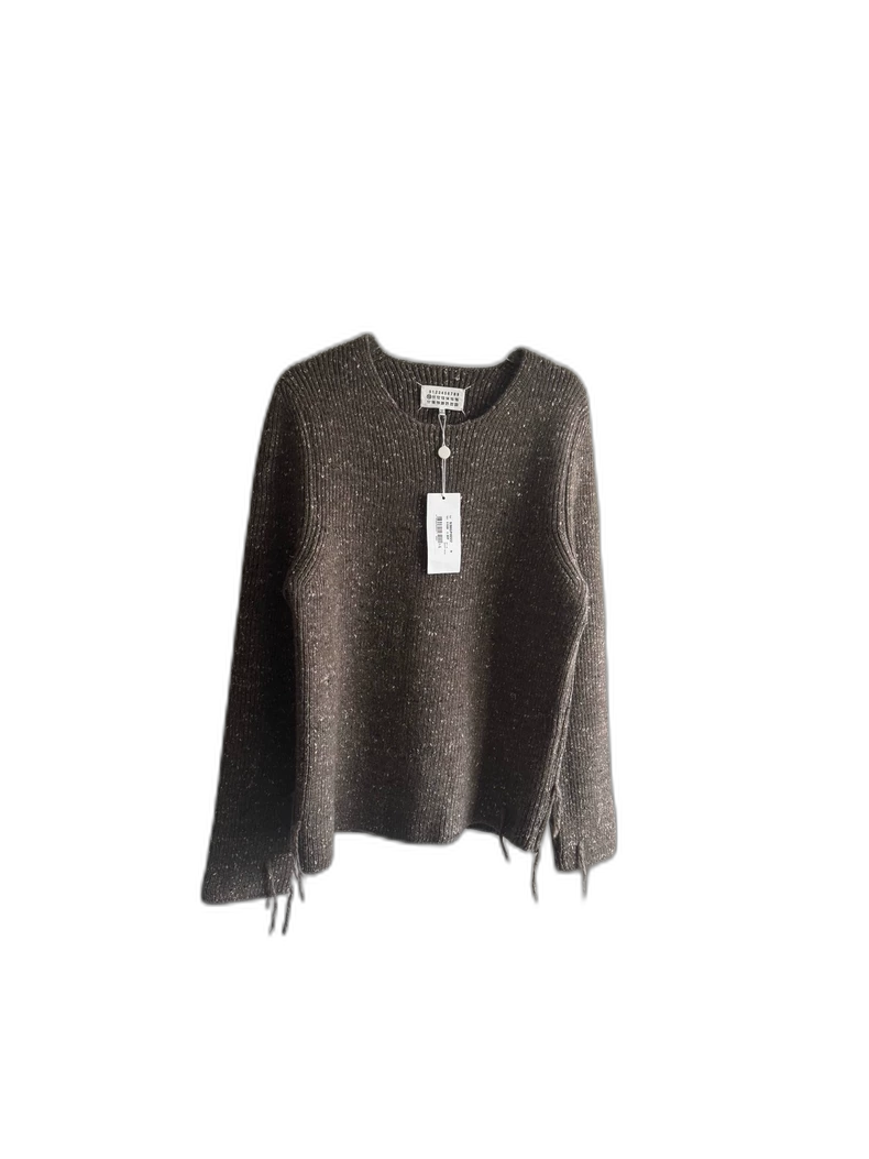 Maison Margiela Brown Wool Sweater