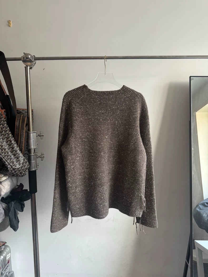 Maison Margiela Brown Wool Sweater