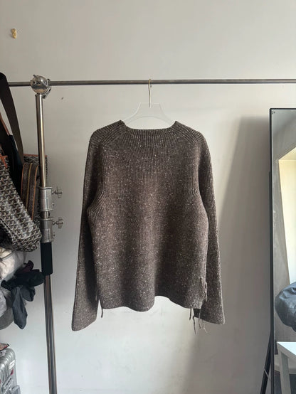 Maison Margiela Brown Wool Sweater