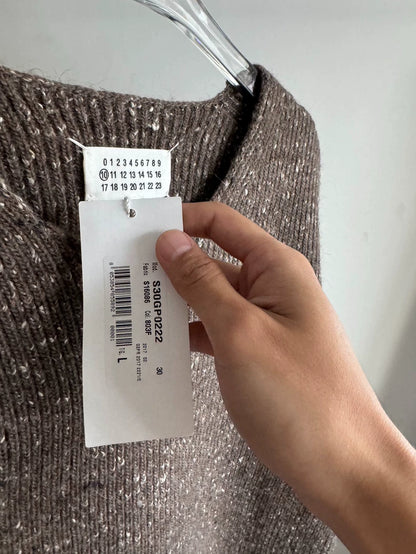 Maison Margiela Brown Wool Sweater