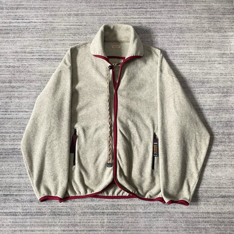 Kapital Embroidered Fleece Pullover Jacket-zp