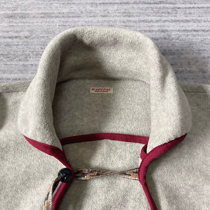 Kapital Embroidered Fleece Pullover Jacket-zp