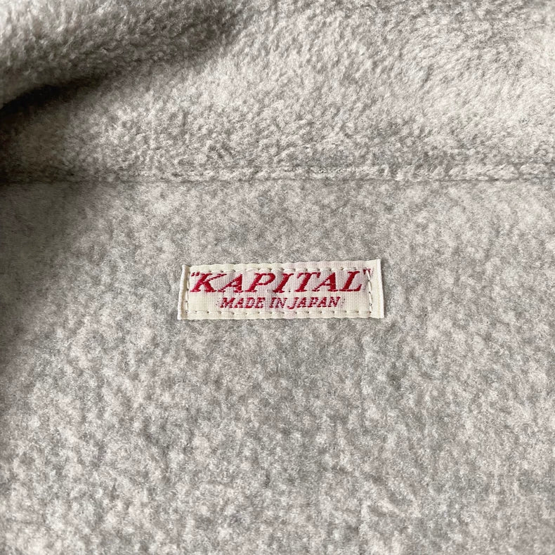 Kapital Embroidered Fleece Pullover Jacket-zp