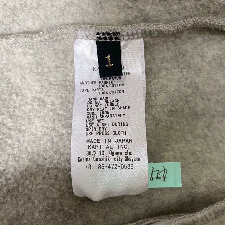 Kapital Embroidered Fleece Pullover Jacket-zp