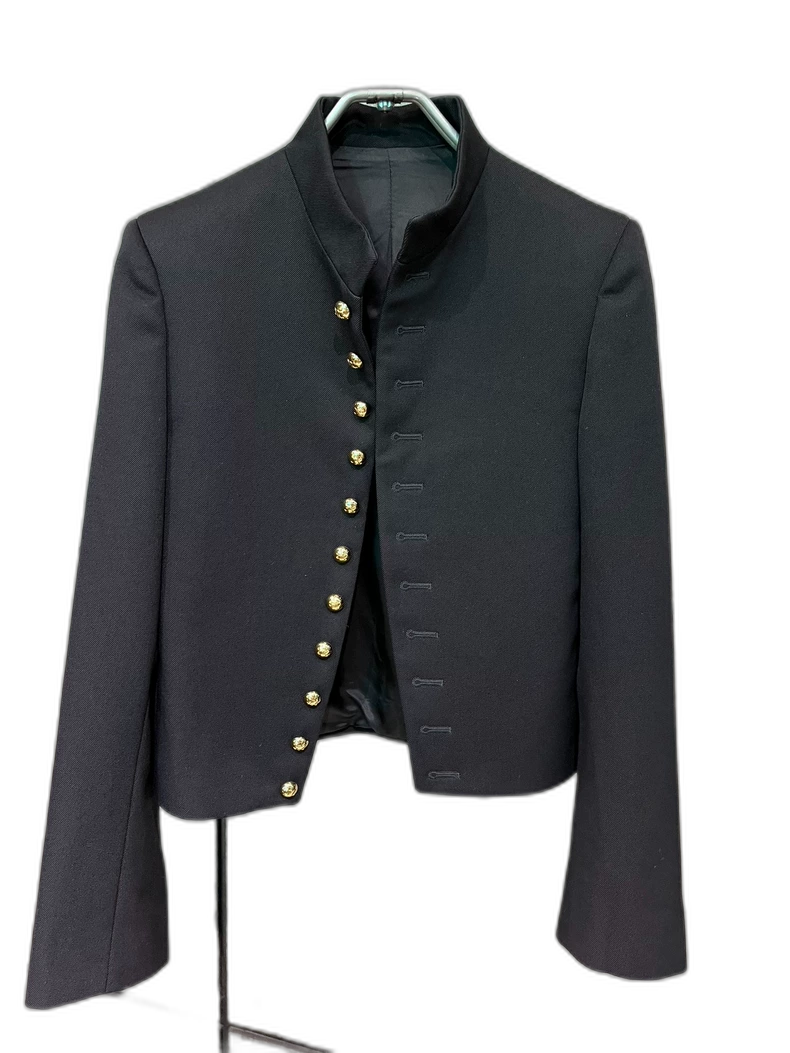 Celine Black Stand Collar Jacket