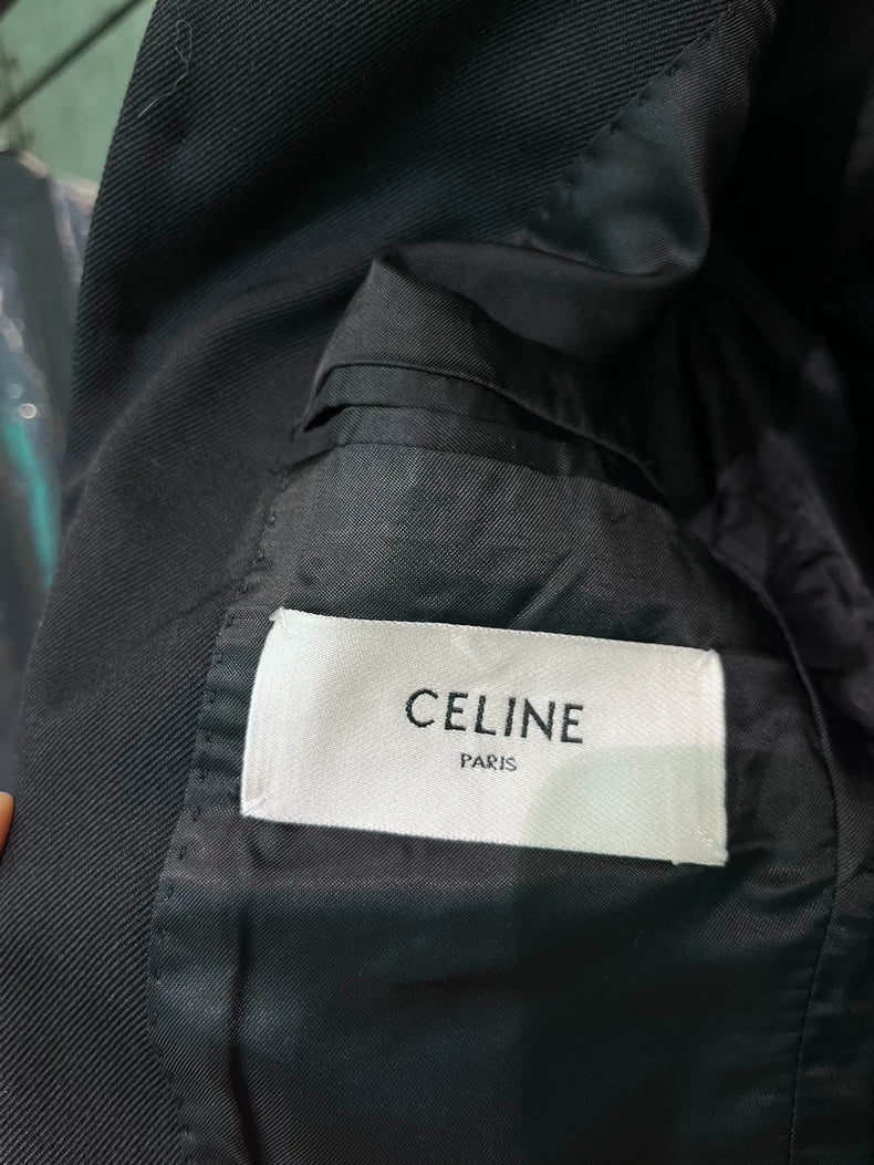Celine Black Stand Collar Jacket