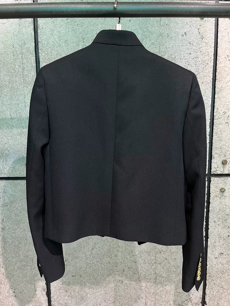Celine Black Stand Collar Jacket