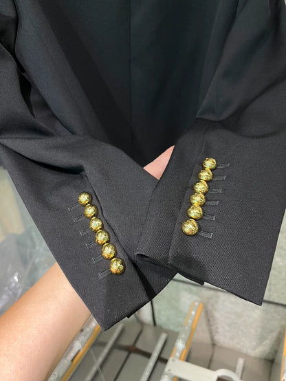 Celine Black Stand Collar Jacket