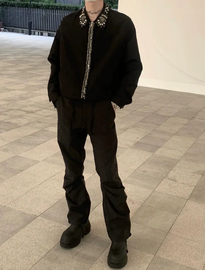 Prada Gem Zipper Jacket for Men and Women