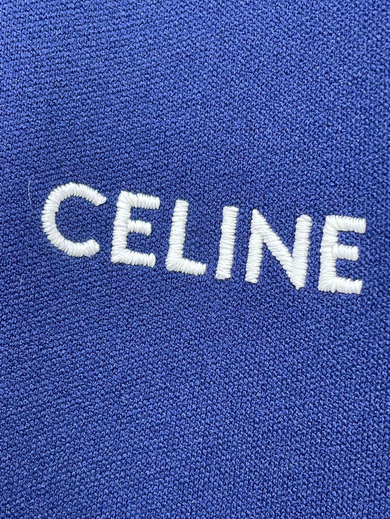 Celine Zip Hoodie with Side Stripes