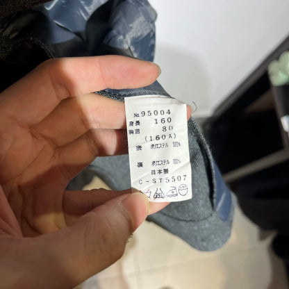 Vintage Inspired Gray Blazer with Badge