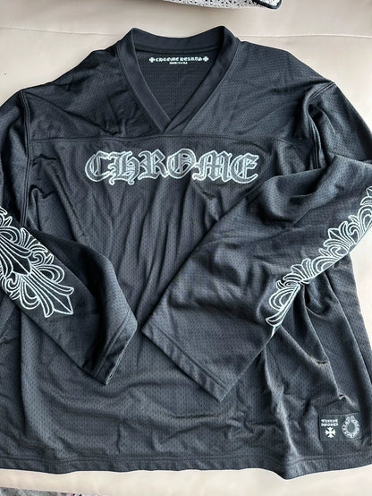 Chrome Hearts Black Long Sleeve Hockey Jersey